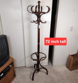 t27- vintage Thonet style bentwood coat rack