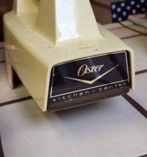 t53- vintage Oster Regency Kitchen Center, an all-in-one appliance combining a stand mixer, blender, and food processor - Image 3