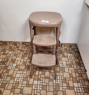 t59- vintage metal Cosco step stool chair