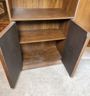 t65- Vintage Bookcase w/ Cabinet - Image 3