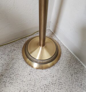 t75- Two Light Lamp w/ dimmer. Glass Shades - Image 5