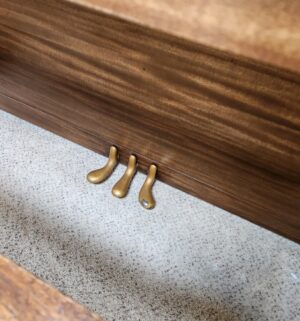 t84- Melodigrand Upright Piano w/ bench. Buyer to bring assistance to move. Moving equipment available to use. - Image 7