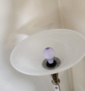 t86- Glass Shade Floor Lamp - Image 4