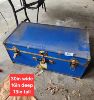 t103- Trunk w/ contents