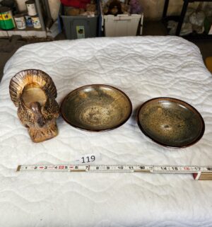t119- studio pottery turkey, bowls