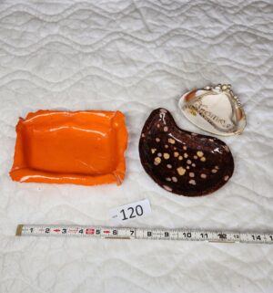 t120- studio pottery ash trays
