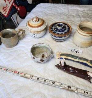 t156- vintage studio pottery collection