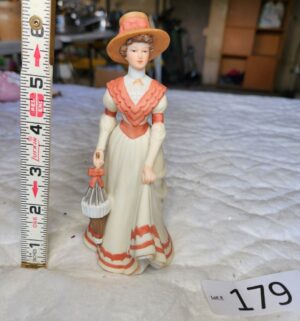 t179- Lenox fine porcelain figurine named Sarah from the Great Fashions of History Collection.