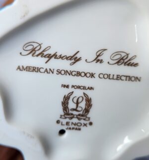 t186- Lenox Rhapsody in Blue American Songbook collection - Image 3