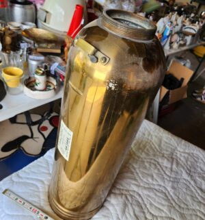 t207- vintage General Quick Aid Fire Guard brass fire extinguisher - Image 3