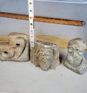 t214- Stone Garden Figurines