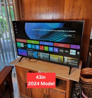 t220- LG 43 inch QNED Smart TV w/ remote Cursor. Fully Tested. 2024 Model