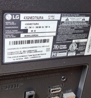 t220- LG 43 inch QNED Smart TV w/ remote Cursor. Fully Tested. 2024 Model - Image 4
