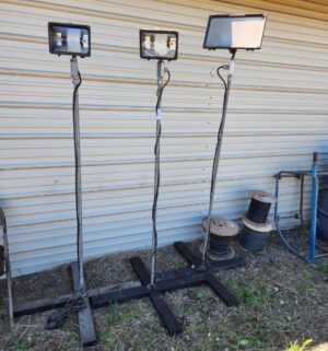 u17- Flood Lights w/ custom Stands