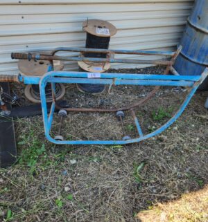 u19- vintage steel drum cradle or drum rocker