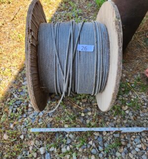u26- Large Spool of Steel Cable