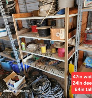u57- 5ft Tall Shelving Unit. No Contents