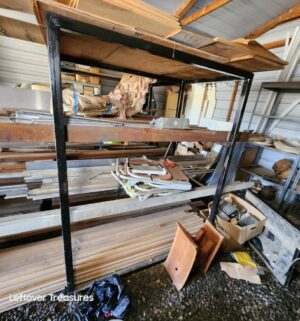 u75- (See Video) Steel Material Rack. Buyer Must Wait for all other lots to be removed. - Image 4