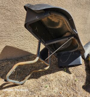 u84- parts for a John Deere lawn tractor grass bagger system - Image 3