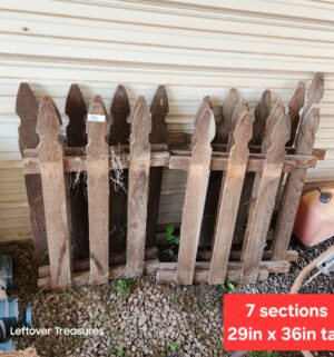 u91- picket fence sections