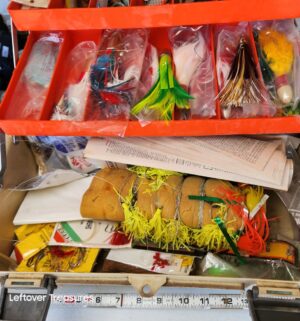 u100- Flambeau Tackle box w/ fishing lures/supplies - Image 4