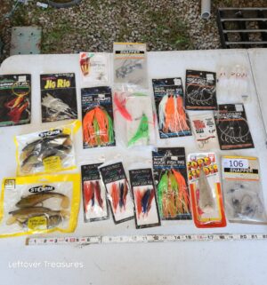 u106- collection of saltwater fishing tackle and lures