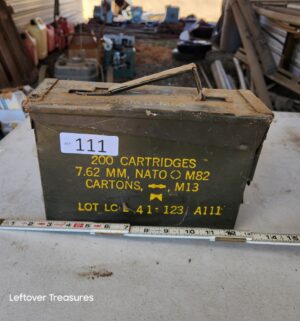 u111- Nato Ammo Box w/ lead weights