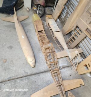 u120- Balsa Wood RC Airplane Frames. Unfinished Projects. 4ft to 6ft wings - Image 4