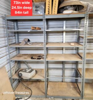 u126- Rivetier Double Shelving Unit