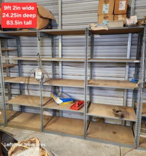 u127- Rivetier Triple Shelving Unit