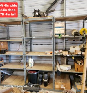 u129- Rivetier Triple Shelving Unit