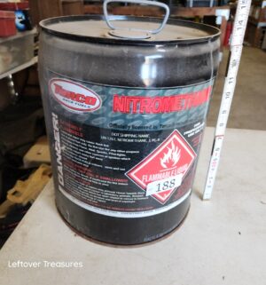 u188- Torco Racing Fuel Nitromethane. Appears Sealed. Buyer Beware. Buy at your own risk