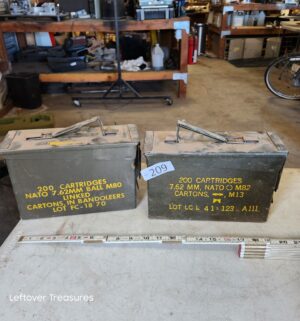 u209- Vintage NATO ammo boxes