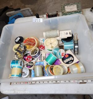 u211- collection of vintage fishing gear