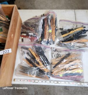 u222- collection of vintage wooden and composite propellers for remote-controlled model airplanes