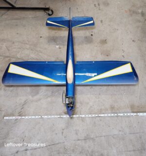 u229- blue and white radio-controlled aerobatic sport plane