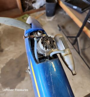 u229- blue and white radio-controlled aerobatic sport plane - Image 3