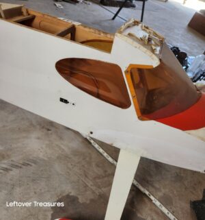 u234- Sig Rascal 110 radio-controlled airplane with a white and red color scheme - Image 4