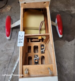 u234- Sig Rascal 110 radio-controlled airplane with a white and red color scheme - Image 5