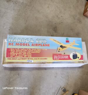 u259- Harbor Cub electric radio control model airplane