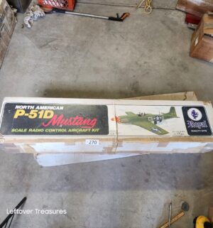 u270- vintage Royal Quality Kits radio control airplane kit for a North American P-51D Mustang