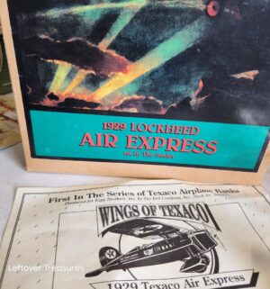 u289- Ertl Wings of Texaco die-cast 1929 Lockheed Air Express model plane bank - Image 3