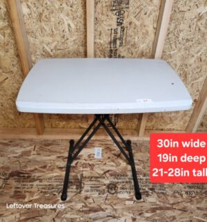 v14- Lifetime Adjustable Height Side Table