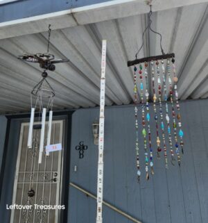 v33- Butterfly wind chime, beaded wind chime
