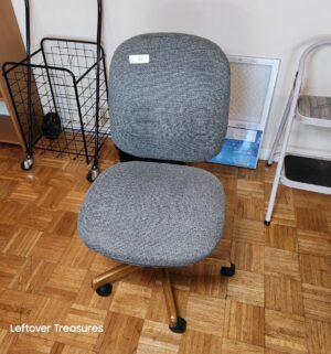 v53- Rolling office chair. Used as dining chair