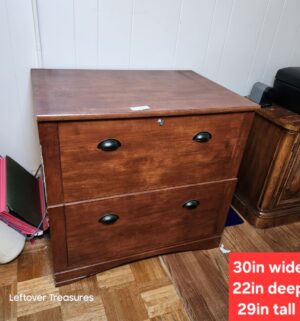v58- Lateral File Cabinet w/ file holders