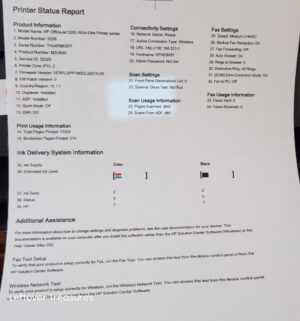 v59- HP Officejet 5258. Fully Tested/works. Test page printed 5/4/26 - Image 3