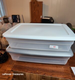v68- Sterilite underbed boxes