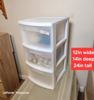 v90- Sterilite storage chest