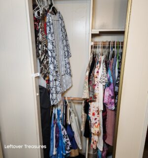 v102- (See Video) Closet of womens clothing and shoes. Very good condition